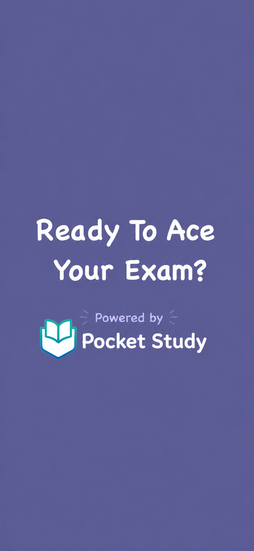Pocket Study splash screen